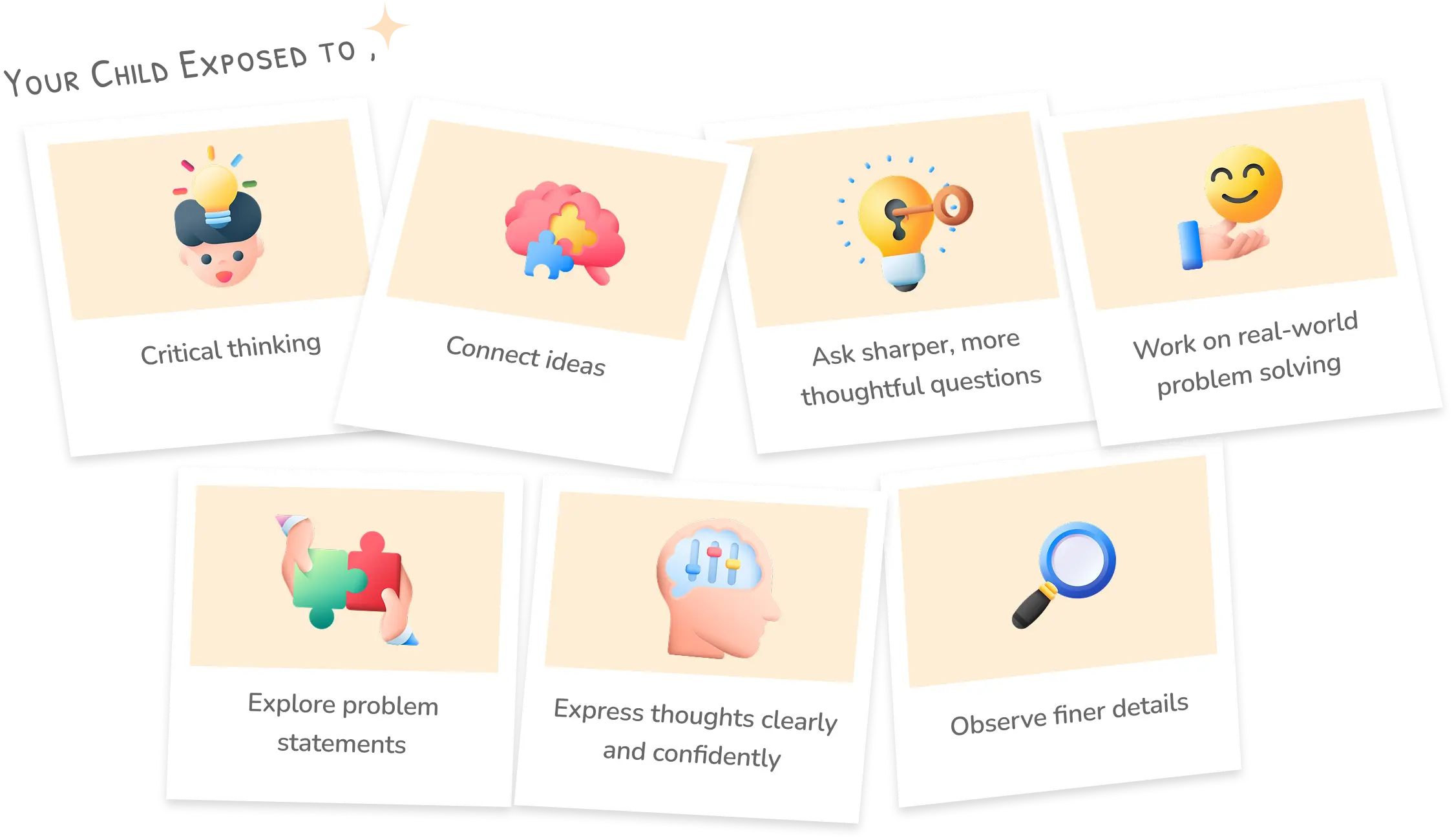 Core skills focus areas at the end of the camp